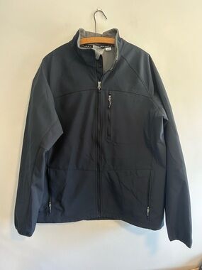 Wind river women’s xl black zip up soft shell jacket